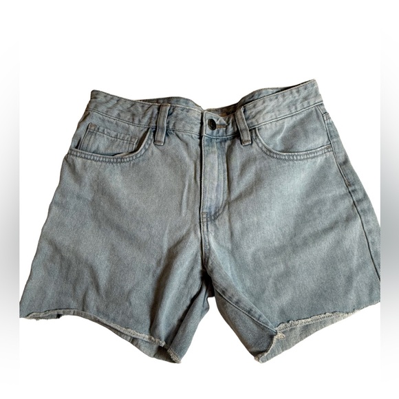 Vans Women's Light Gray Jean Shorts - Picture 1 of 4